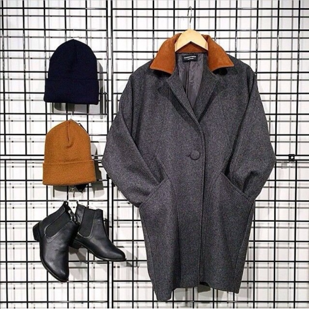American Apparel Wool Coat - Rare